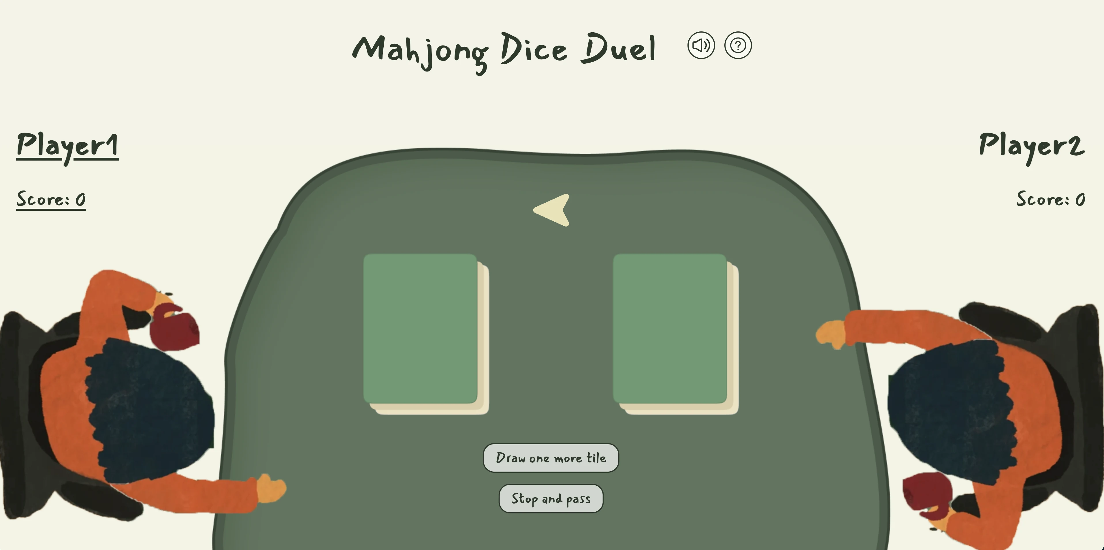 Mahjong Dice Duel game